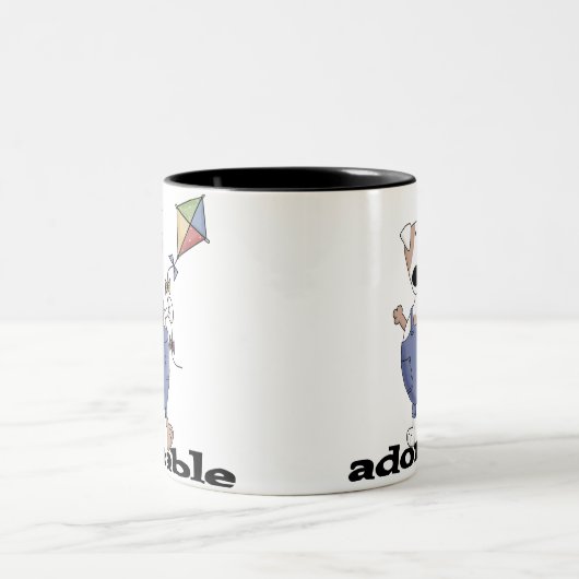 SCHATTIGE HOND TWEEKLEURIGE KOFFIEMOK (Center)