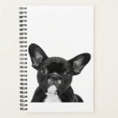 Schattige hond | Zwart Frans Bulldog Face Planner (Voorkant)