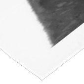 Schattige hond | Zwart Frans Bulldog Face Tafelkleed (Gekanteld)