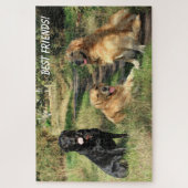 Schattige Honden Beste Vrienden Legpuzzel (Verticaal)