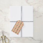Schattige honden, botten en harten cadeaulabel (Met Touw)