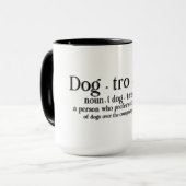 Schattige Honden Citaten Mok (Voorkant links)