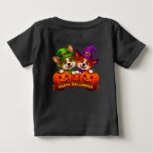 Schattige honden in Halloween-kostuums (Achterkant)