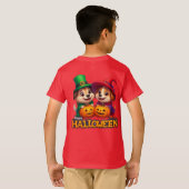 Schattige honden in Halloweenkostuums T-shirt (Achterkant volledig)