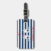 Schattige honden in liefde met speciaal gepersonal bagagelabel (Voorkant verticaal)