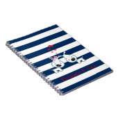 Schattige honden in liefde met speciaal gepersonal notitieboek (Rechterzijde)