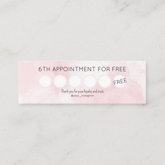 Schattige honden met bloemkroon, waterverf wit klantenkaartje (Achterkant)