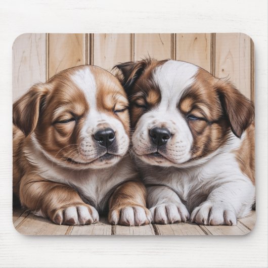 Schattige Honden Muismat (Voorkant)