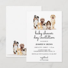 Schattige Honden Puppies Baby Shower