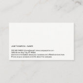 Schattige Honden | Verscheiden Rassen Visitekaartje (Achterkant)