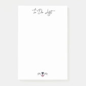 Schattige hondengezicht en aangepaste naam, eenvou post-it® notes (Voorkant)