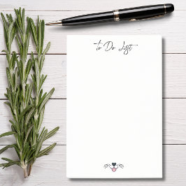 Schattige hondengezicht en aangepaste naam, eenvou post-it® notes