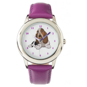 Schattige hondenhorloge horloge