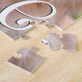 Schattige Hondenliefde Poot Print Foto Aangepast Legpuzzel (Zijkant)