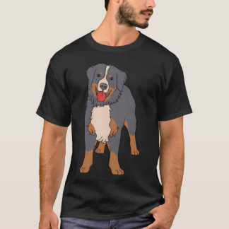 Schattige Hondenliefhebber Berner Hond Voor Honden T-shirt