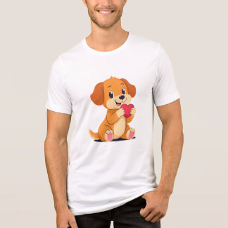 Schattige Hondenliefhebber T-shirt – Cartoon Dog T