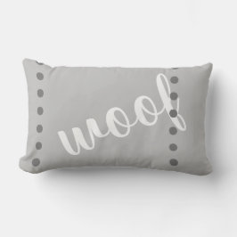 schattige hondenliefhebbers citeren kussen grijs e