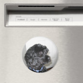 Schattige hondenmagneet magneet (Insitu (Vaatwasser))