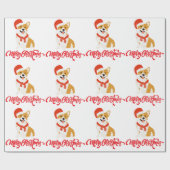 Schattige hondenmatte inpakpapier (Vlak)