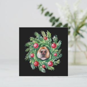 Schattige Hondenneus Kerstmis Hond Moeder Feest Ho Feestdagenkaart