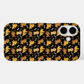 Schattige hondenpatroon telefoonhoesje Case-Mate iPhone case (Achterkant (horizontaal))