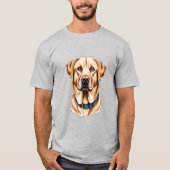 Schattige Hondenportret van Labrador Retriever T-shirt (Voorkant)