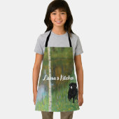 Schattige Hondenpug Gustav Klimt Boskind Schort (Insitu)