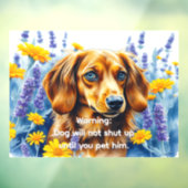 Schattige hondenteken raamsticker (Vel 3)