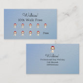 Schattige hondenuitlaten / Grooming Loyalty Kaart  (Voorkant / Achterkant)