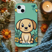 Schattige hondenvibes - speelse en gezellige charm Case-Mate iPhone case
