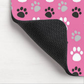 Schattige Hondenvoet Prints Mousepad Muismat (Hoek)