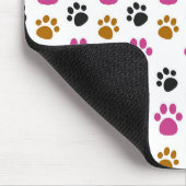 Schattige Hondenvoet Prints Mousepad Muismat (Hoek)