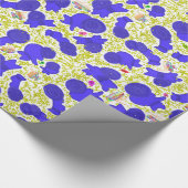 Schattige hondje Chanoeka inpakpapier (Hoek)