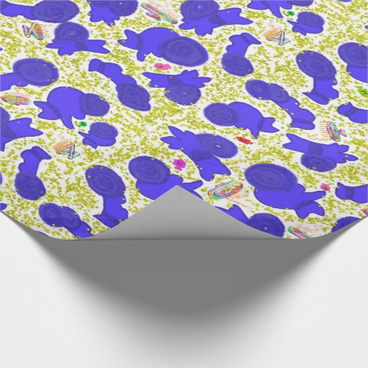 Schattige hondje Chanoeka inpakpapier (Hoek)