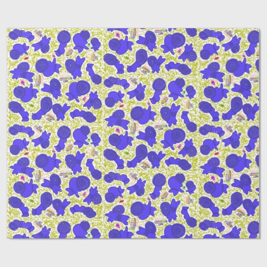 Schattige hondje Chanoeka inpakpapier (Vlak)