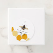 Schattige Honey Bee Kids Verjaardagsfeest Bedankjes Labels (In situ)