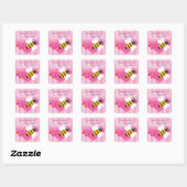 Schattige Honey Bee Love Sticker (Vel)