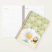 Schattige Honey Bee Pattern Custom Planner (Display)