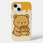 Schattige Honey Beer IPhone case (Achterkant)