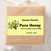 Schattige Honey Jar Label (Insitu)