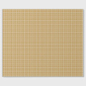 Schattige Honing Goud Polka Dots Pattern Cadeaupapier (Vlak)