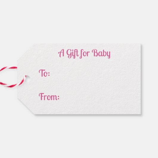 Schattige Honingbij en Honeycomb Theme Baby shower Cadeaulabel (Achterkant Horizontaal)