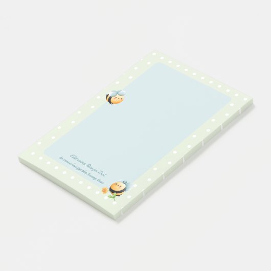 Schattige honingbij kinderen post-it® notes (Schuin)