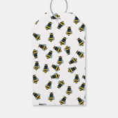 Schattige honingbij verjaardagsfeestje cadeaulabel (Achterkant)