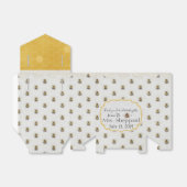 Schattige honingbijen bedankdoosjes (Uitgevouwen)