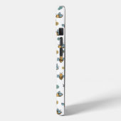 Schattige Honingbijen & Bloemen Wildbloemen Monogr Case-Mate iPhone Case (Achterkant / Links)
