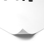 schattige honingbijen - mijn woordkunst poster (Hoek)