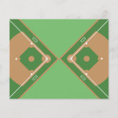 Schattige Honkbal & Lint Budget Foto 2e Verjaardag (Achterkant)