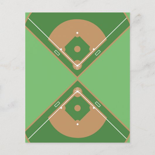 Schattige Honkbal & Lint Budget Verjaardagsuitnodi (Achterkant)