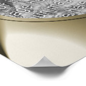 Schattige honkbal vader Lijst Creëer je eigen foto Poster (Hoek)